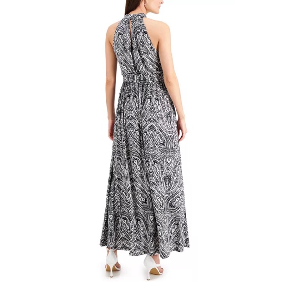 INC International Concepts Paisley-Print Halter Maxi Dress Size PS - Picture 2 of 11